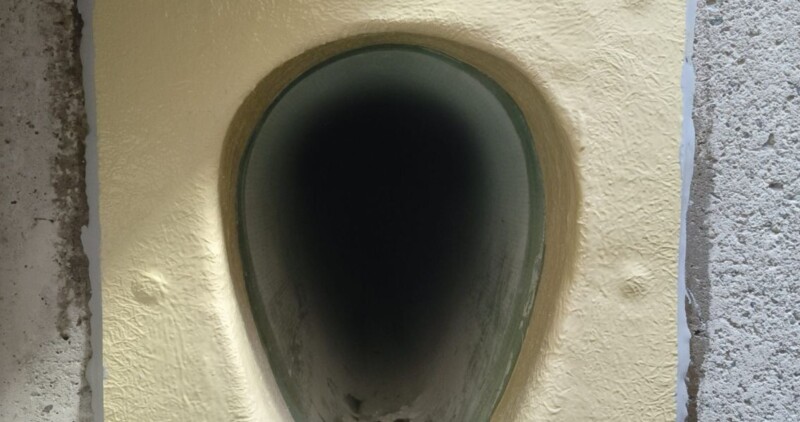 Liner connection to egg-shaped profile with additional dowelling