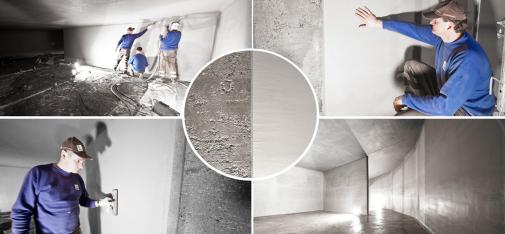 The internal surfaces of the main chamber of the Hinterbrühl drinking water tower are now ideally protected by anti-corrosion coatings from MC, giving an exceptional seal combined with outstanding chemical and abrasion resistance, plus a smooth, almost mirror finish in the wall area.