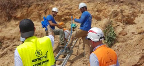 Thanks to MC-Montan Injekt DS, the fine sandy subsoil in Rishon LeZion was successfully consolidated, enabling the sewage pipe to be re-laid and stabilised.