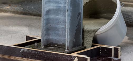 New Emcekrete 50 A grouting concrete for thicker layers