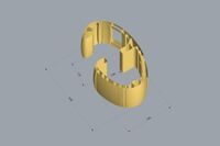 The design of the Tiny House was elaborated for 3D printing with the help of a special modelling software.
