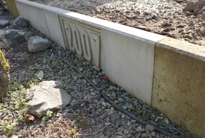 An example of the durability of concrete with a hydrophobic vs. non-hydrophobic concrete surface