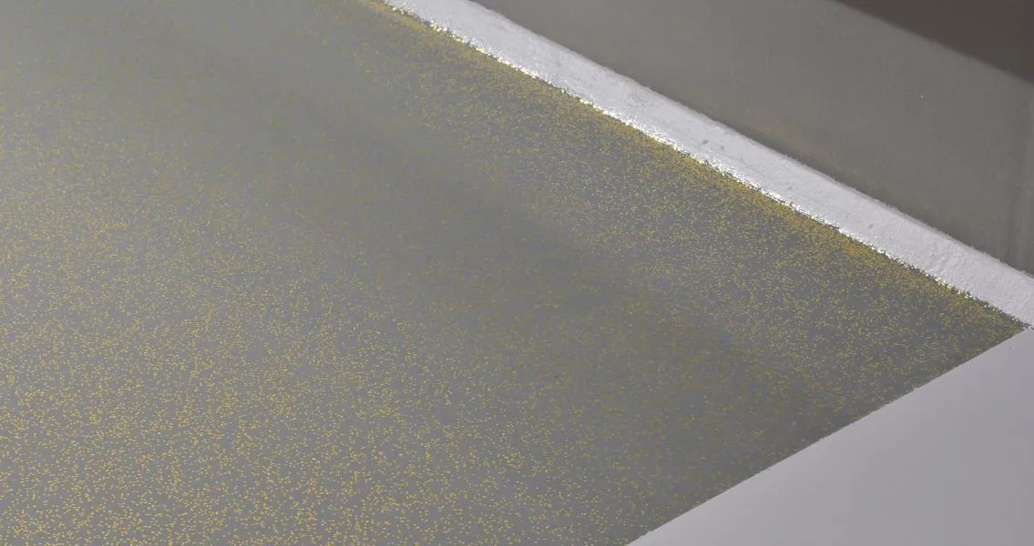 Golden colour chips have been incorporated into the individually designed, highly resistant OS 8 car park coating.