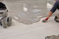 Application of MC-DUR PowerCoat.