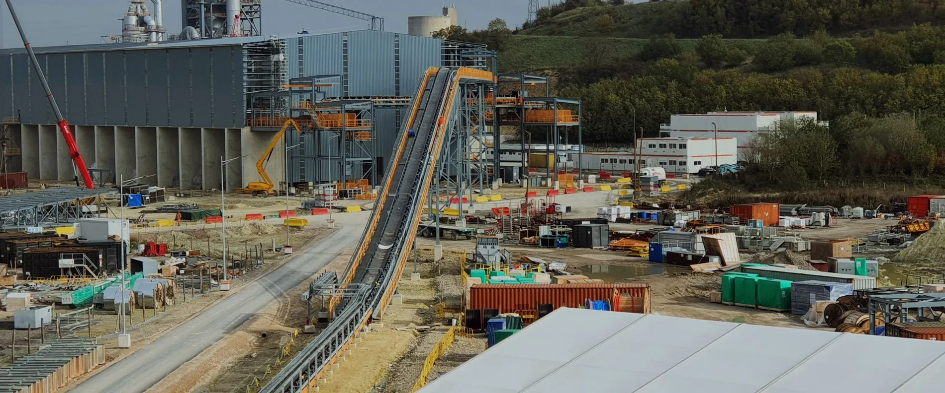 View of construction site