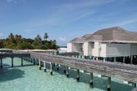 The idyllic holiday paradise in the Maldives was sustainably restored using products from MC-Bauchemie.