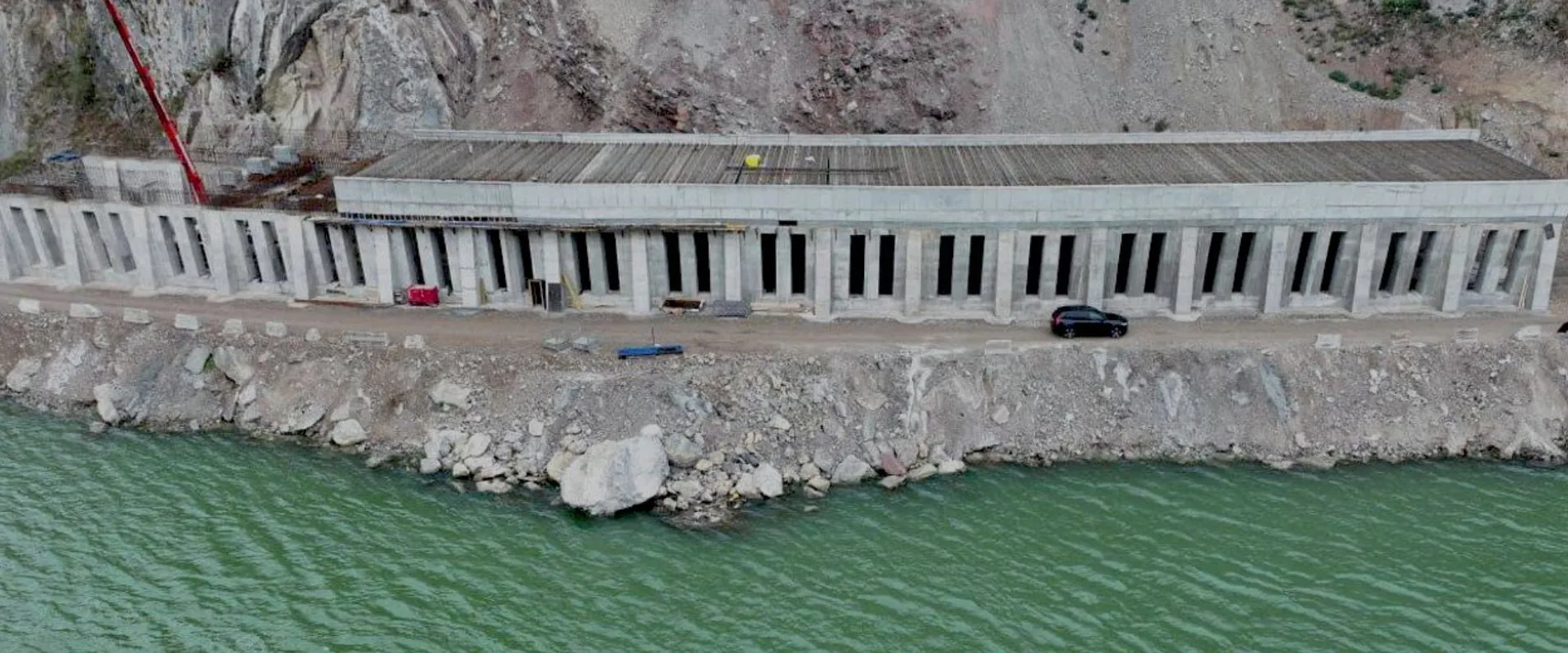 A tunnel in the romanian town of Berzasca