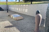 The MC's concrete cosmetics and retouching beautifully set off the museum's stone sculptures.