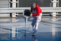 The car park on Ahstraße was coated with MC-DUR TopSpeed Flex plus OS 10 from MC 