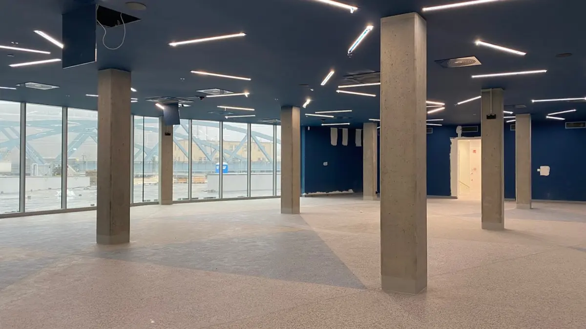 Special attention was given to the large visitor zones.