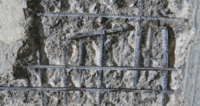 Nafufill KMH corrosion protection for reinforcing steel was used for the subsequent concrete repair.