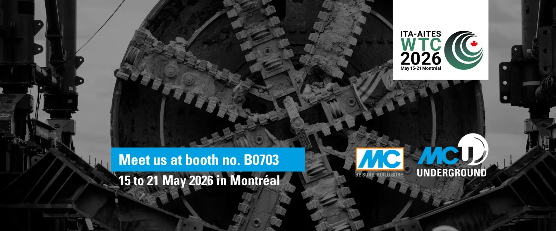 Visit us at the WTC booth no. B0703