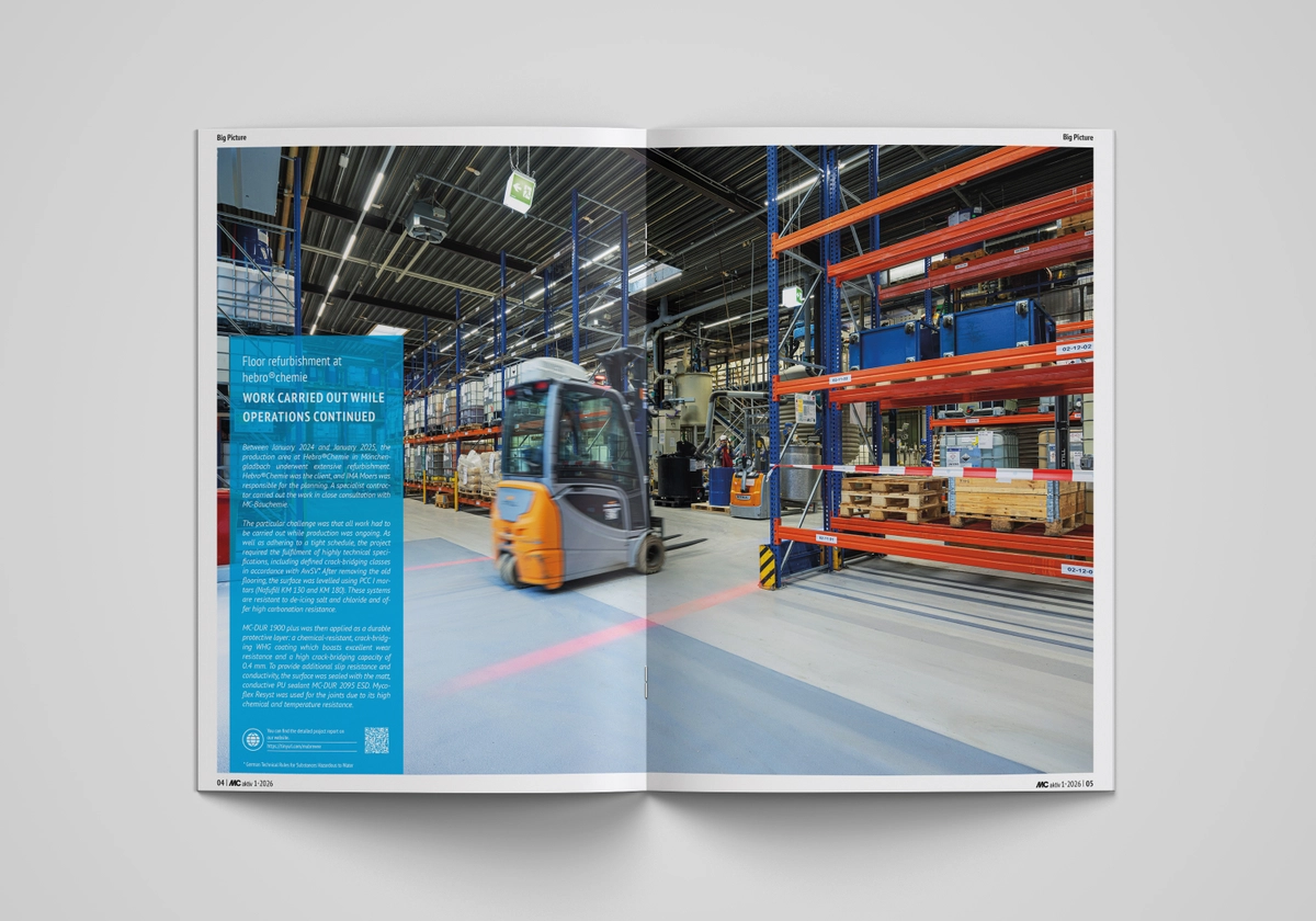 Big Picture: Floor refurbishment at hebro®chemie