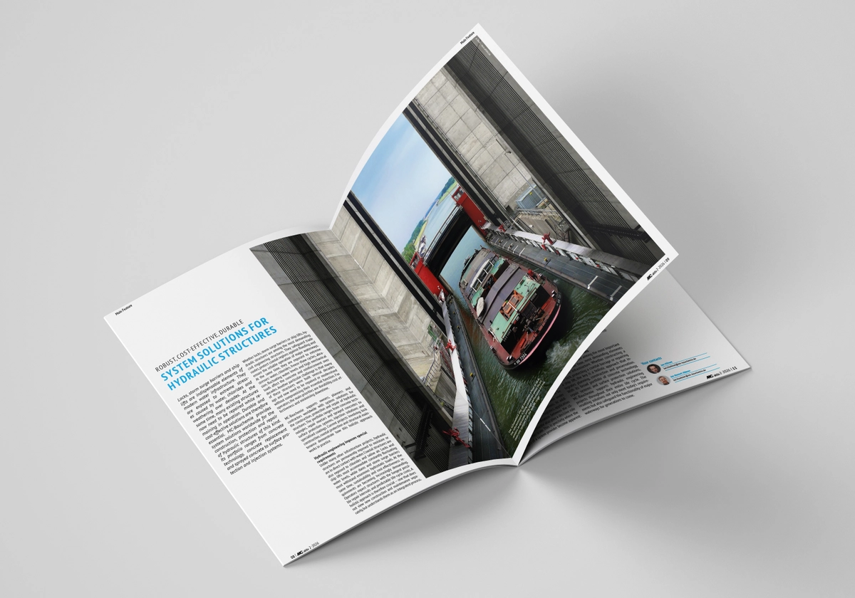 Image of the Main Feature magazine page