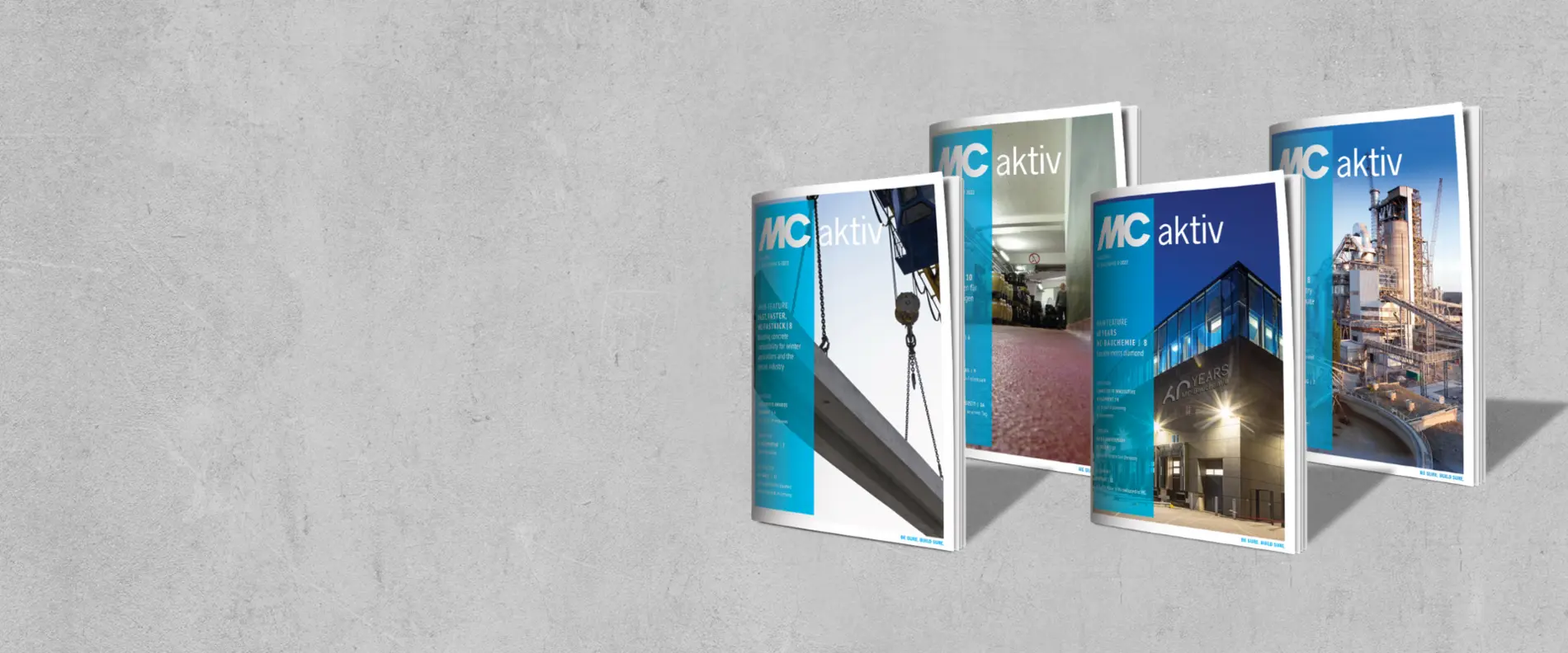 MC aktiv, the magazine of MC-Bauchemie