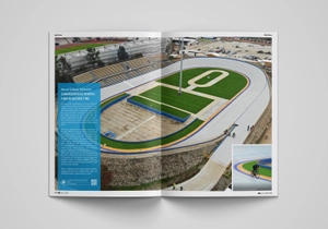 In our Big Picture, we showcase the comprehensive renovation of the Manuel Gallardo Velodrome in record time, transforming its 2,800 m² track with MC-Bauchemie’s advanced technology.