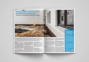 Our Main Feature describes the work of building protection specialists, their daily challenges and tasks – and how MC supports them with proven practical solutions, personal on-site consultation, in-depth training and fast delivery of high-quality products.