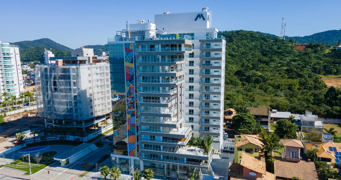 View of the entire building complex
