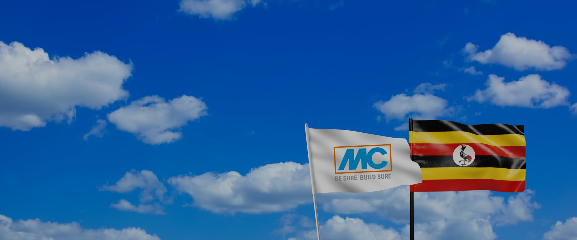 Flag of MC and Uganda