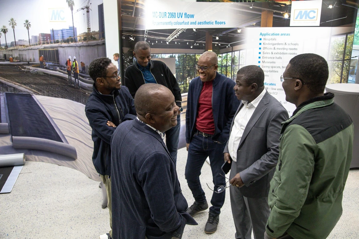 People in interaction at MC's Training Centre