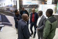 People in interaction at MC's Training Centre