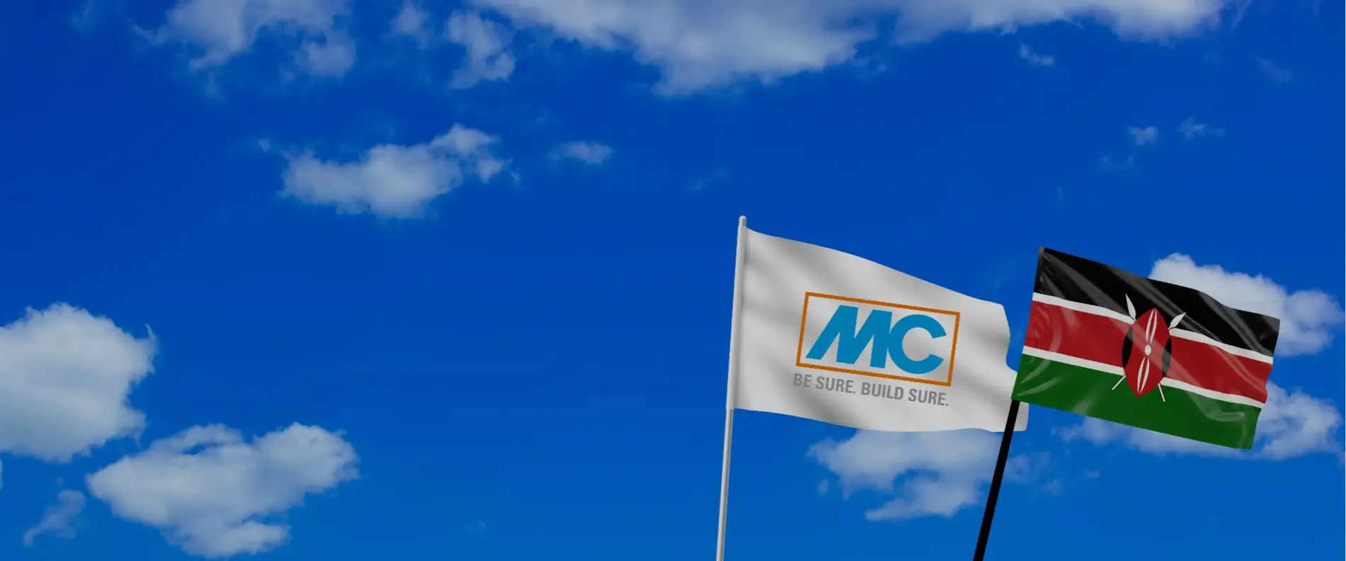 Picture of the MC’s flag and of Kenya
