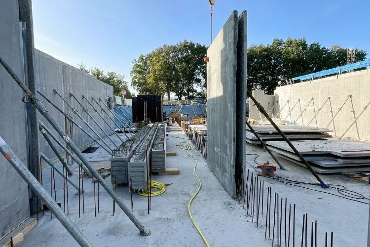 This projects enabled the construction of approximately 300 apartments. By using EFC, a CO₂ saving of up to 75% was achieved compared to conventional concrete.