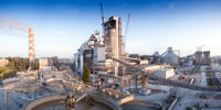 View on a cement plant