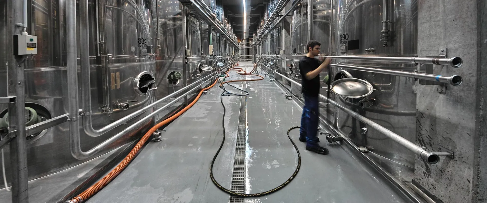 View of  a production hall