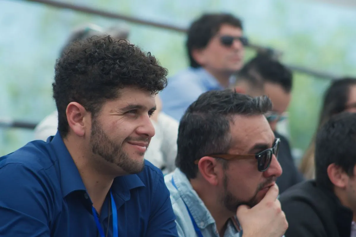 The audience is very interested in the product demonstrations.