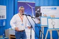 Milan Ceric, Managing Director of MC-Chile, opens the MC Fest 2023.