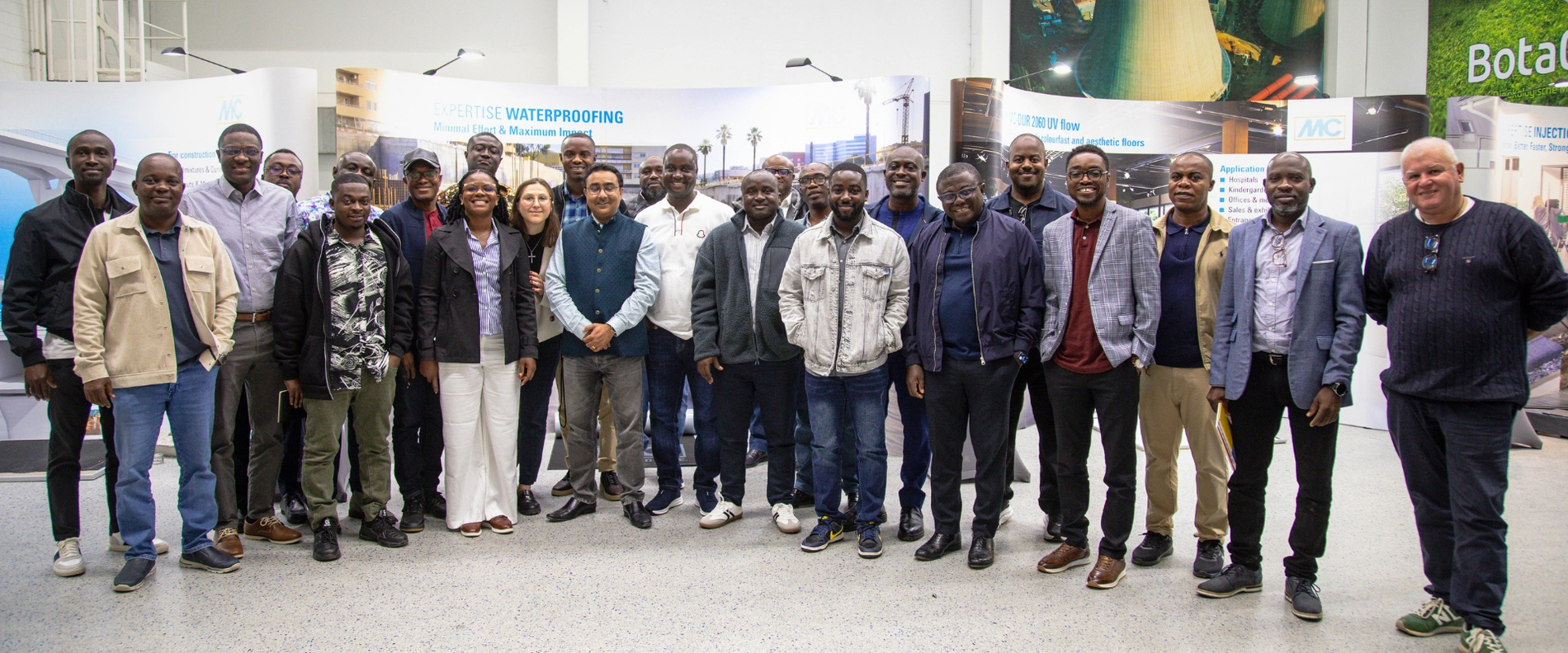 Group photo with the Ghanaian representatives