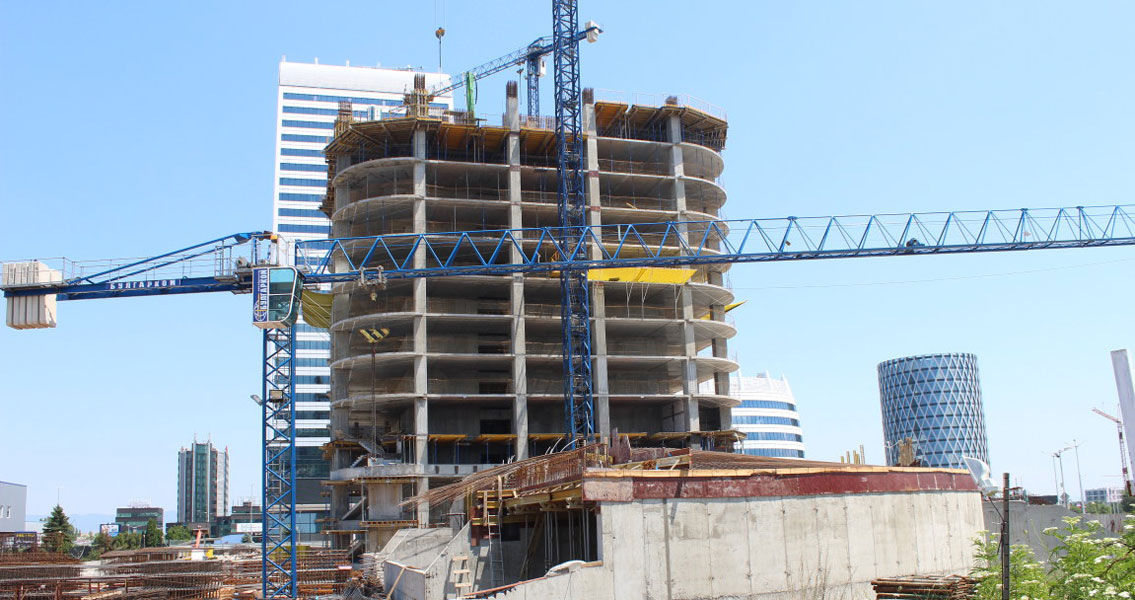 MC's high-performance superplasticisers are integral to the concrete used to build the foundation, core, columns and ceilings of the Sky Fort Business Center.