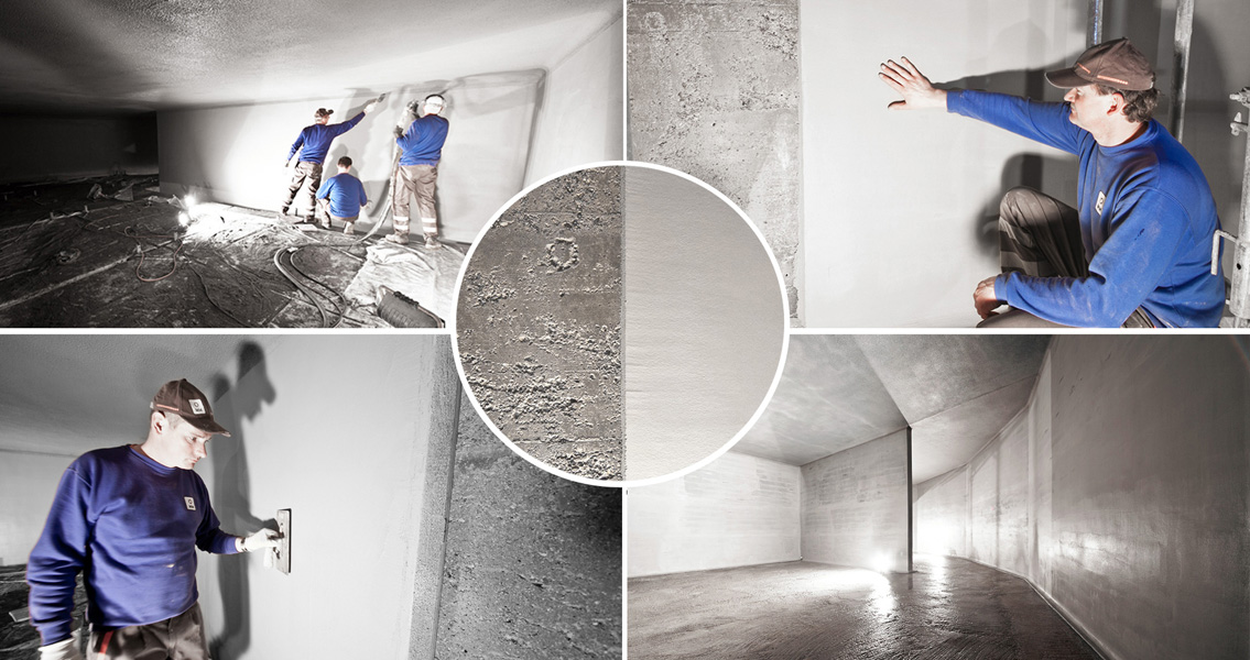 The internal surfaces of the main chamber of the Hinterbrühl drinking water tower are now ideally protected by anti-corrosion coatings from MC, giving an exceptional seal combined with outstanding chemical and abrasion resistance, plus a smooth, almost mirror finish in the wall area.
