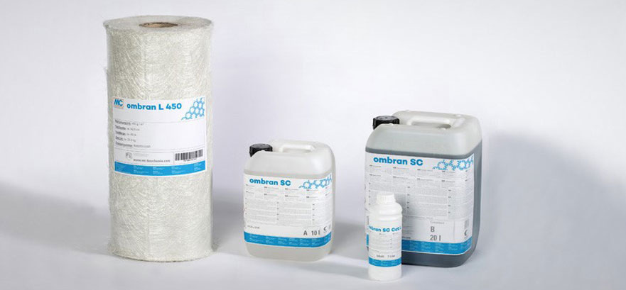ombran SC is a new odourless and styrene-free reactie resin for use in the hand lay-up lamination of sewerage structures.