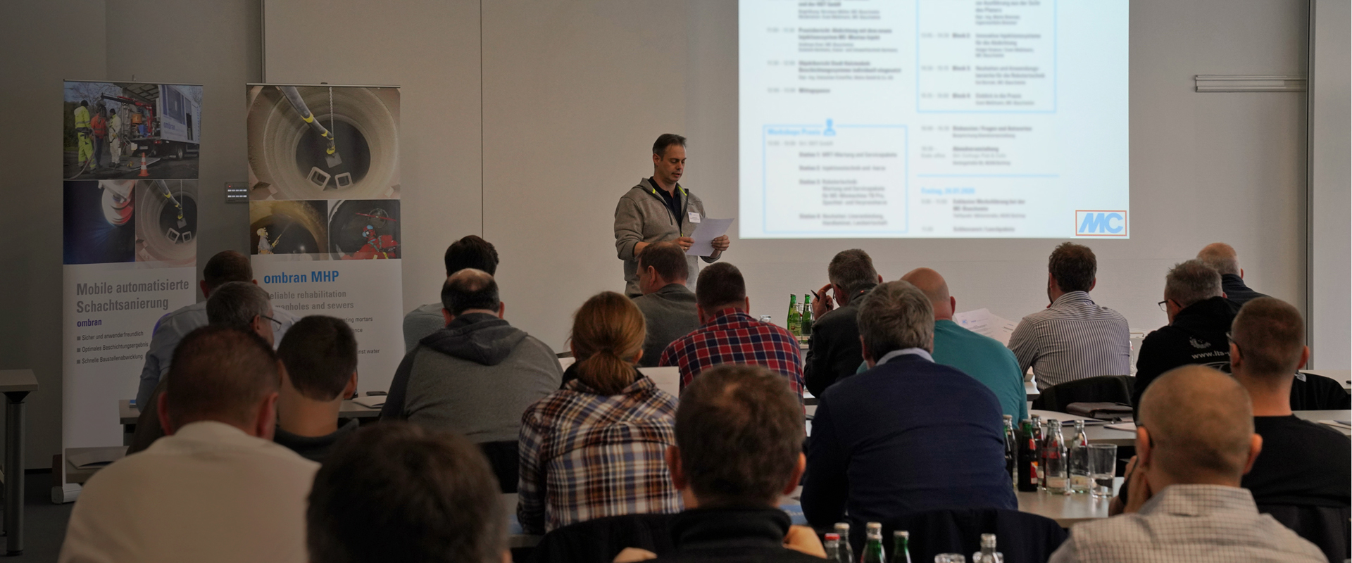 On 23 and 24 January 2020, the ombran division of MC-Bauchemie held the third Ombran Conference at MC-Bauchemie's training centre in Bottrop.