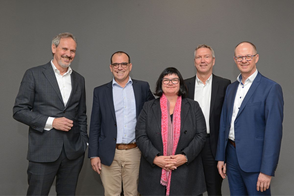 The Management Committee of MC-Germany (from left to right): Roland Schepers, Dr. Christoph Schüle, Anja Spirres, Dirk Bente and Dr. Detlef Wolf.