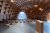 Inside, a unique place of reflection and prayer has been created, especially with the imposing wooden interior dome.